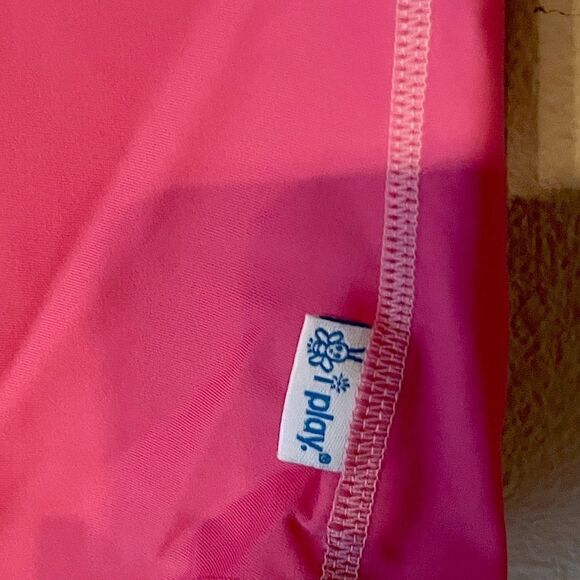 Girls, Toddler, I-Play, Pink, Short-Sleeve, Sun-Protection, Swim Shirt. Size 3T. - Picture 5 of 5